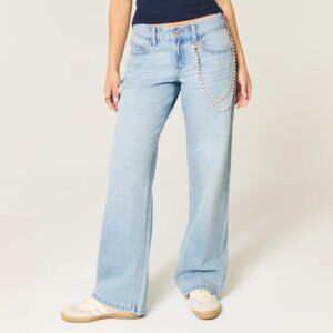 Size 000/23"/XXS Hollister Wide Leg Jeans